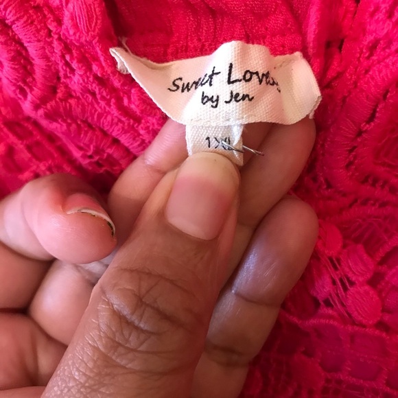 NWT Sweet Lovely by Jenn | Crochet Lace Maxi Dress - Picture 7 of 9